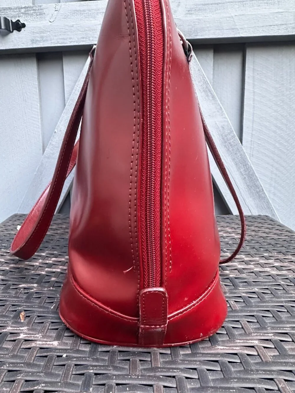 Korchmar Burgundy Top Grain Leather 15